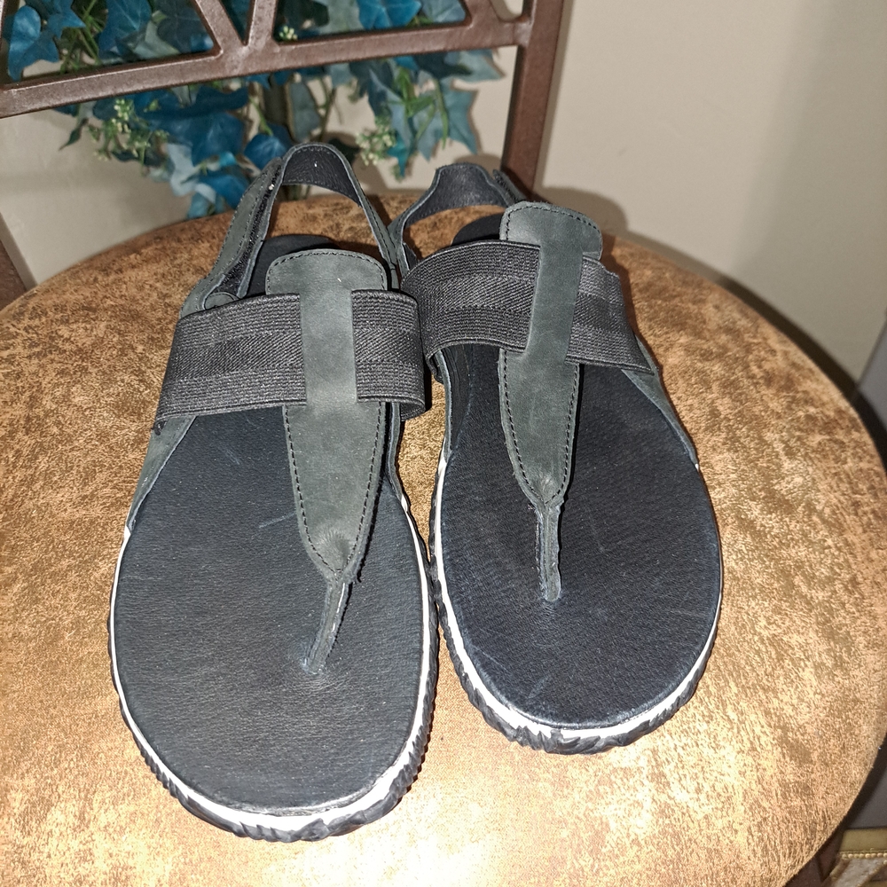 Sorel Black Sandals Simple Design